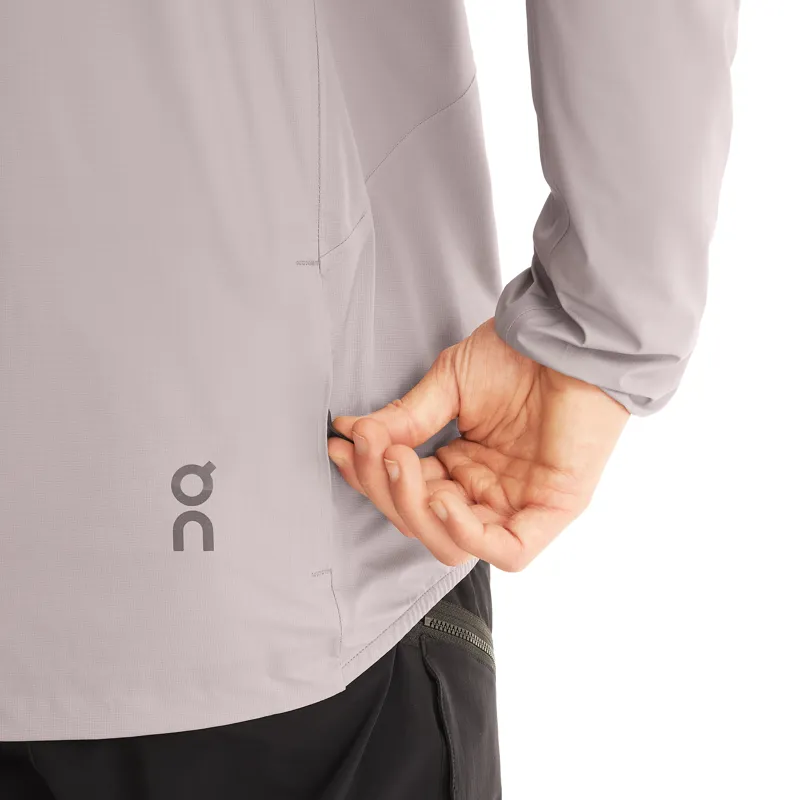 On Running Mens Waterproof Anorak in Zinc-6