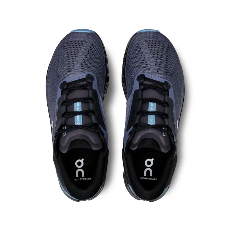 On Running Cloudstratus 3 Mens running shoe in Metal/Wisteria-4