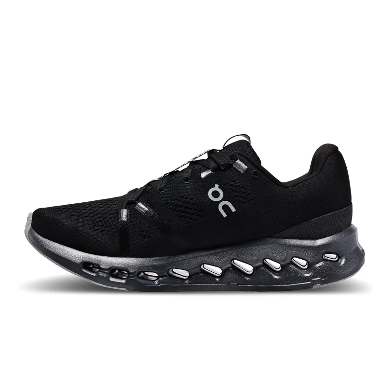 On Running Cloudsurfer 7 Womens running shoe in All Black-3