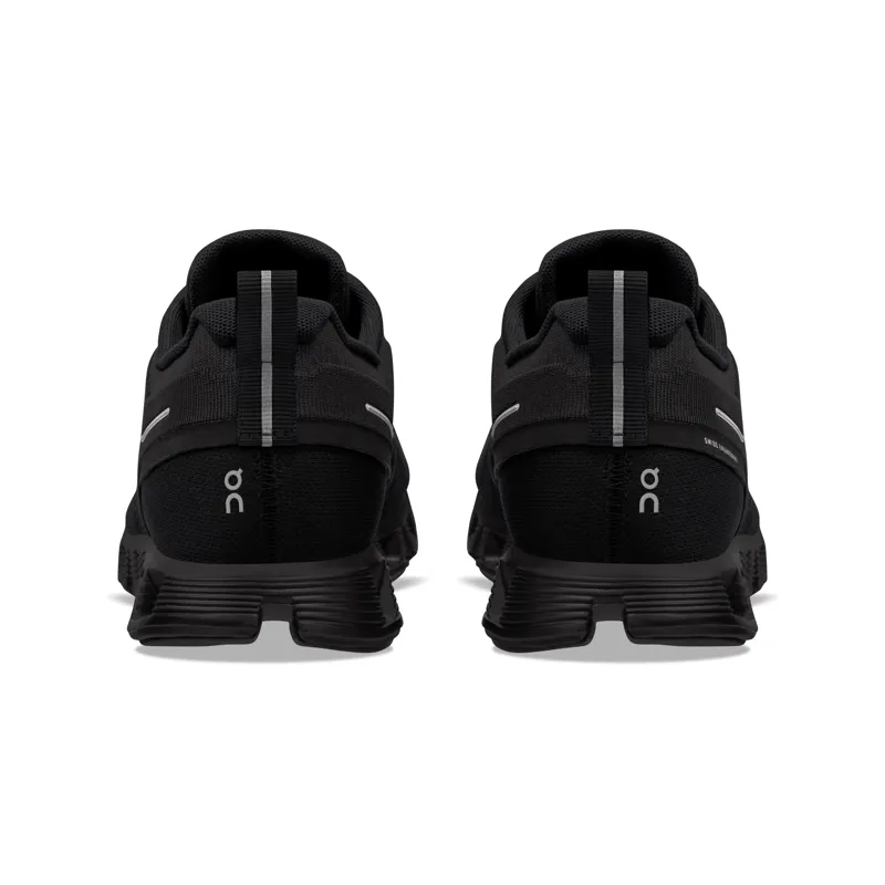 On Running Cloud 5 Women's Waterproof shoe in black-3