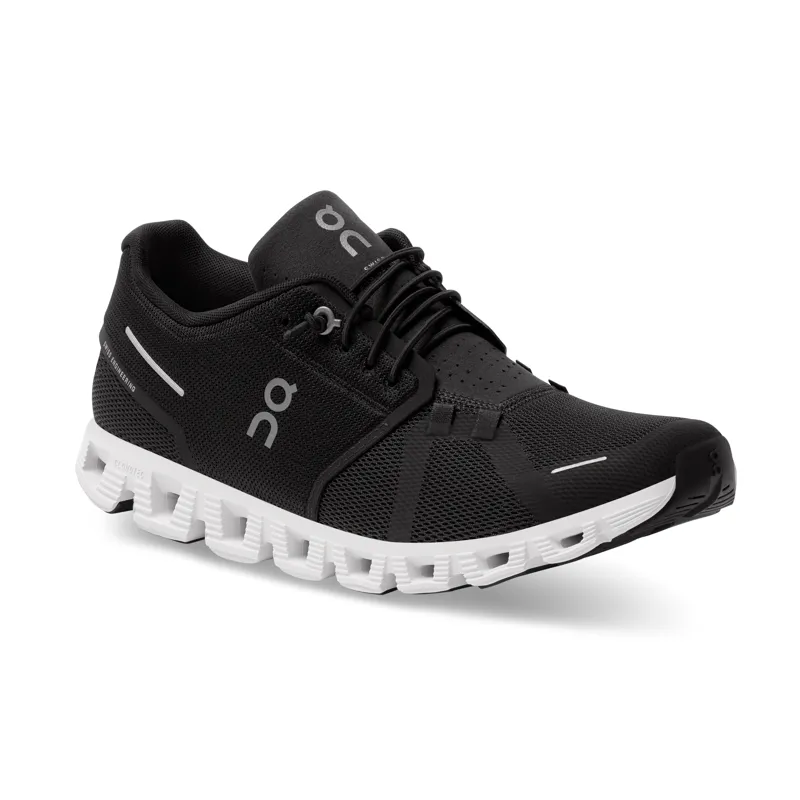 On Running Cloud 5 Mens trainer in Black/White-2