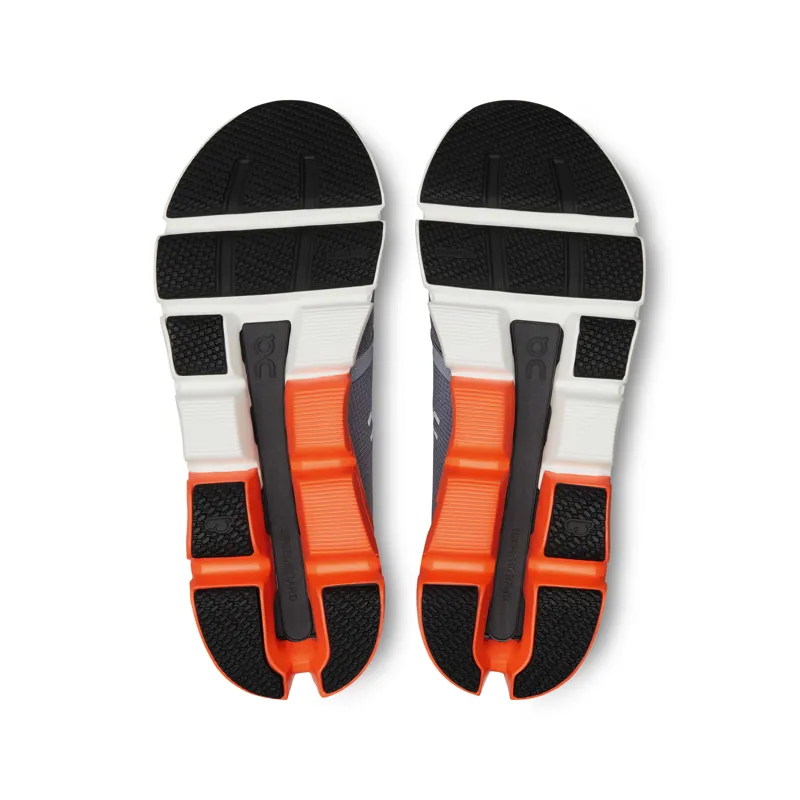 On Running Cloudflyer 4 Mens running shoe in Fossil/Flame-1