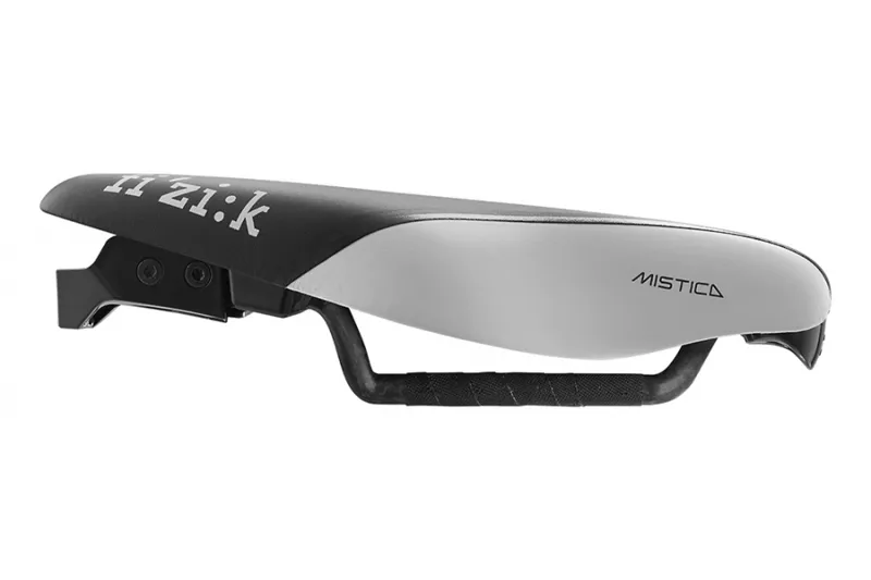 Fizik Mistica Road Bike Saddle with carbon braided rail-3