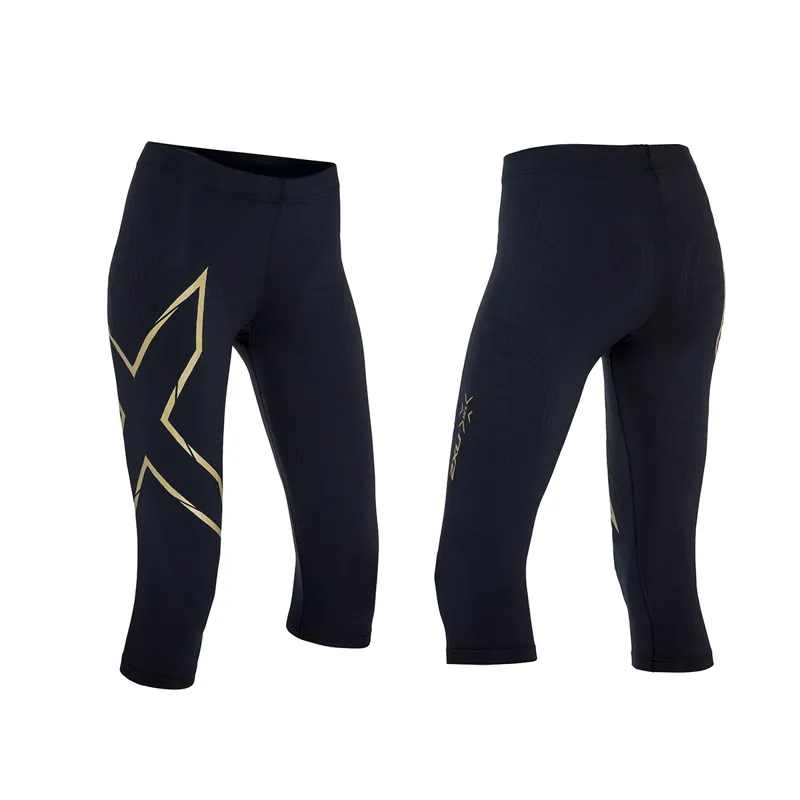 2018 2XU MCS Compression Running Tights 3/4 Womens Black