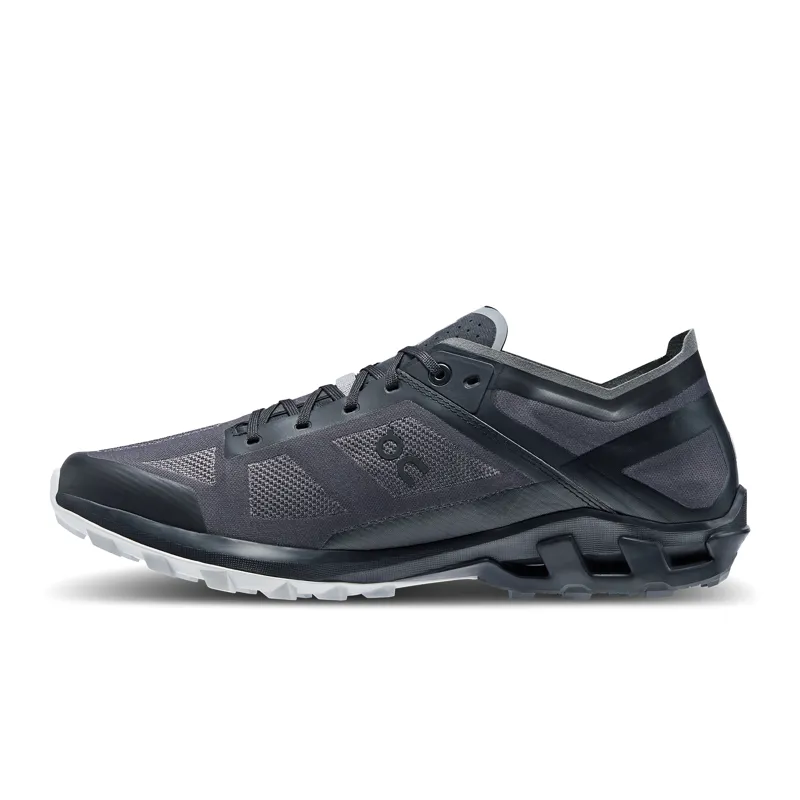 On Cloudventure Peak 3 Men's Trail Running Shoe in Black/Glacier-2