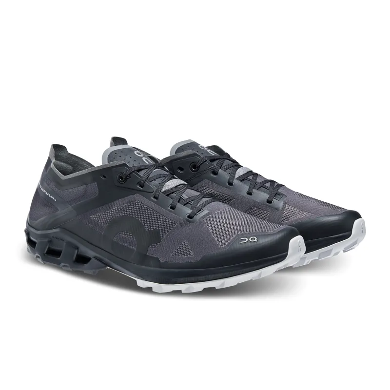 On Cloudventure Peak 3 Men's Trail Running Shoe in Black/Glacier-3