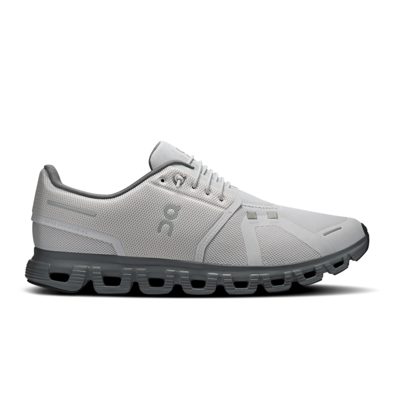 On Cloud 6 Mens Running Shoe in Wolf/Rock-6