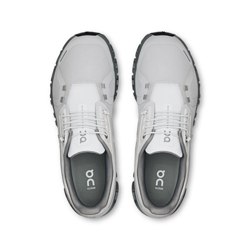 On Cloud 6 Mens Running Shoe in Wolf/Rock-4