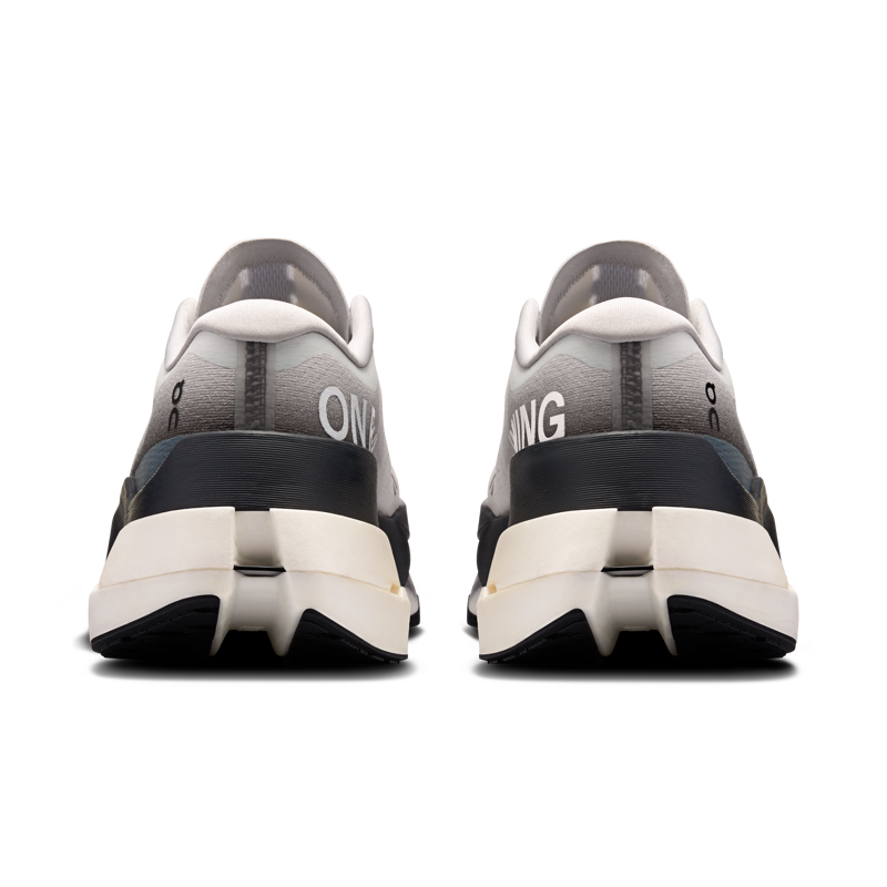 On Cloudboom Max Men's Running Shoe in White/Black-4