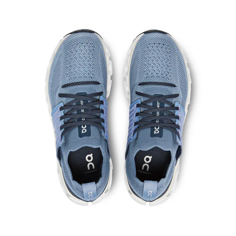 On Cloudswift 3 Women's running shoe in Metal/White-3