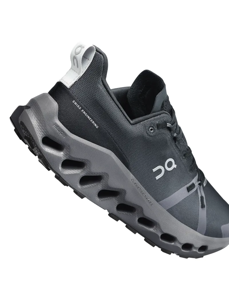 On Cloudsurfer Trail Women's Waterproof Trail Running Shoes in Black-3