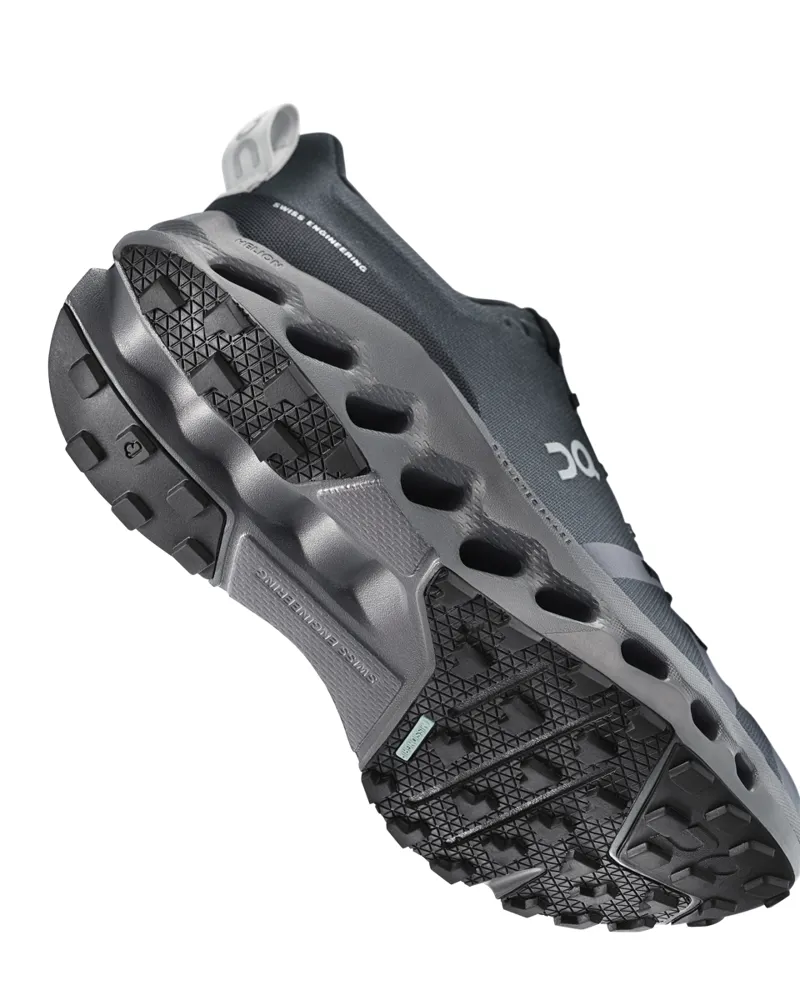 On Cloudsurfer Trail Women's Waterproof Trail Running Shoes in Black-5
