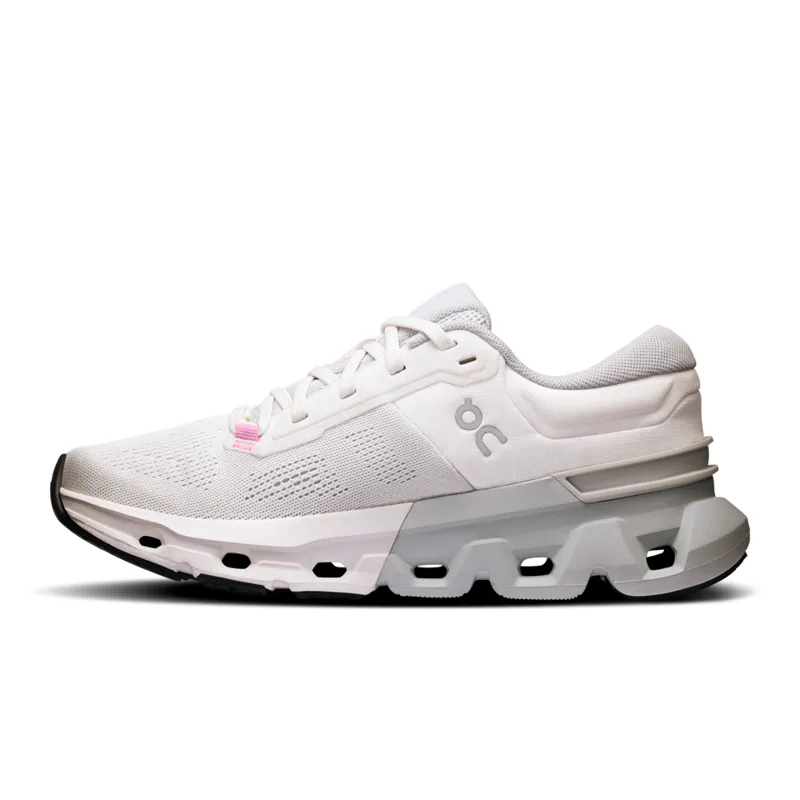 On Running Cloudflyer 5 women's running shoe in White/Glacier-1