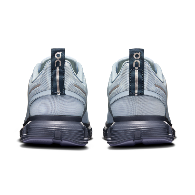 On Cloud 6 Waterproof Women's Running Shoes in Heather/Metal-3