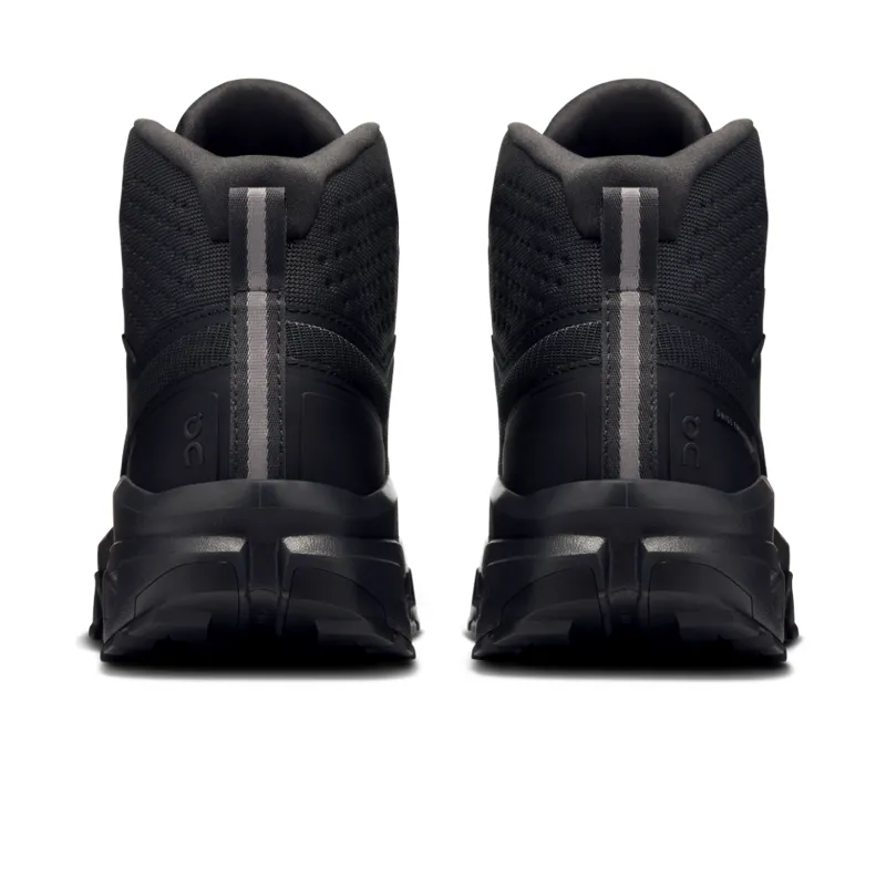 On Cloudrock Mid Womens Waterproof Walking Boots in Black-1