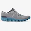 2022 On Running Cloud X Mens Trainer in Alloy/Niagra