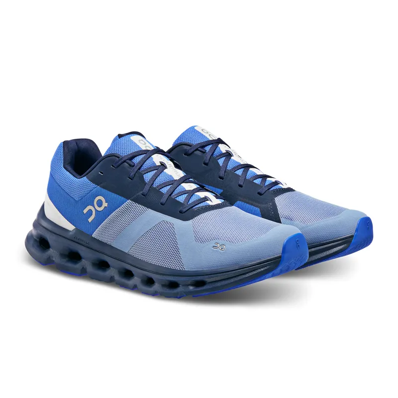 On Running Cloudrunner Mens running shoe in Shale/Cobalt-1