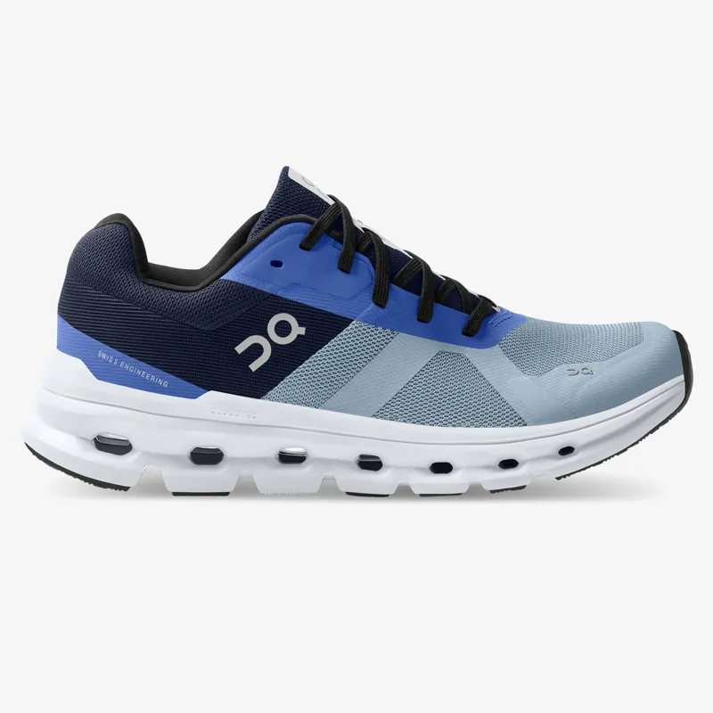 On Running Cloudrunner Womens running shoe in Chambray/Midnight