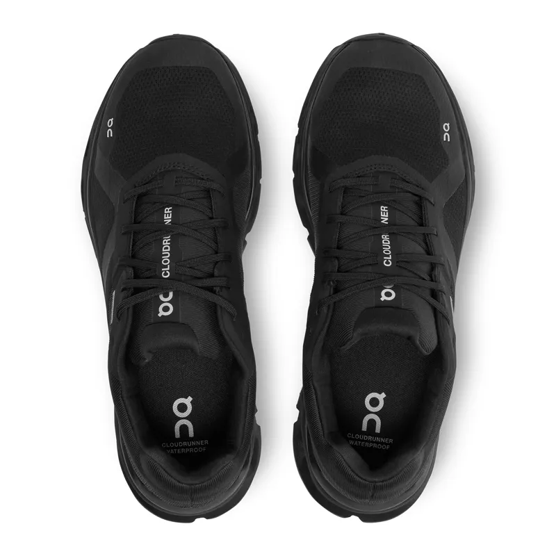 On Running Cloudrunner Waterproof Mens in black-5