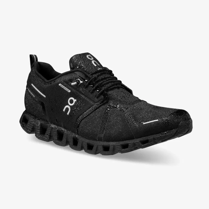 On Running Cloud 5 Men's Waterproof shoe in black-2