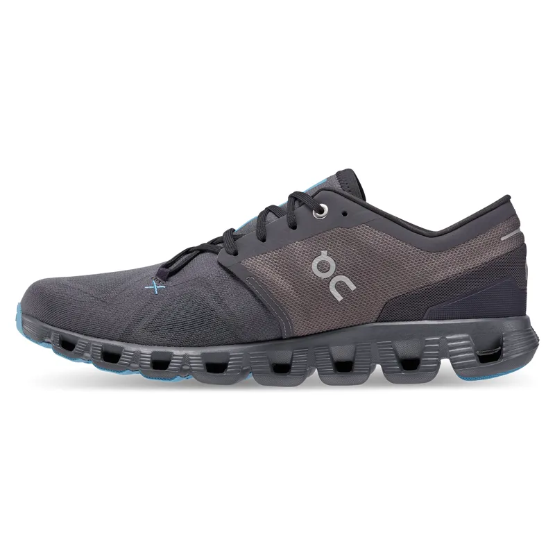 On Cloud X 3 Mens shoe in Eclipse/Magnet-5