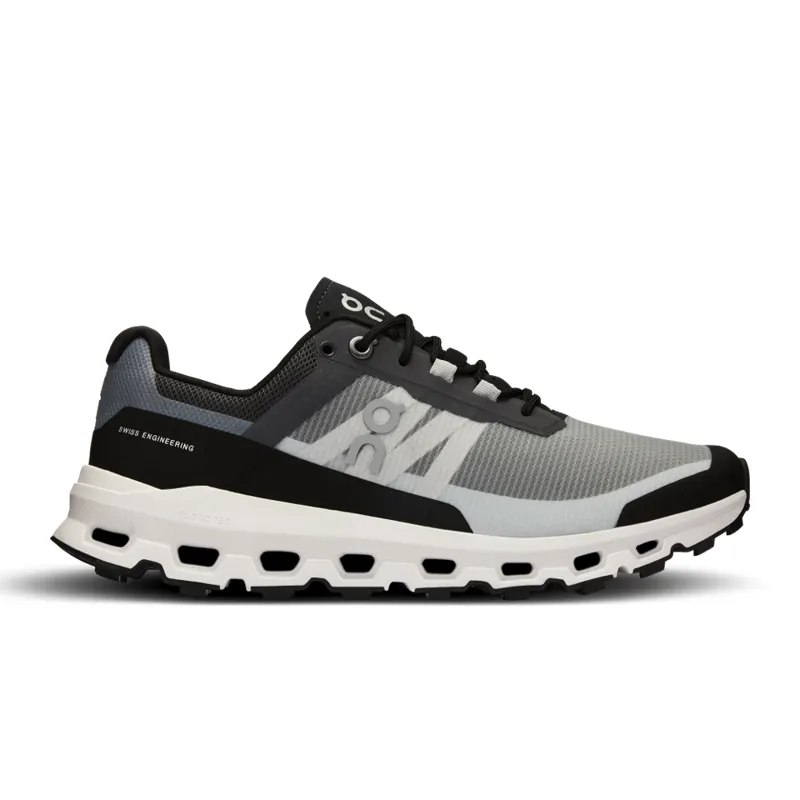 On Running Cloudvista Women's Trail Running shoe in Black/White