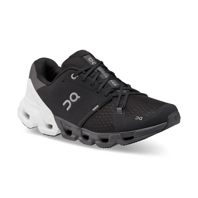 On Running Cloudflyer 4 Womens running shoe in Black/White-5