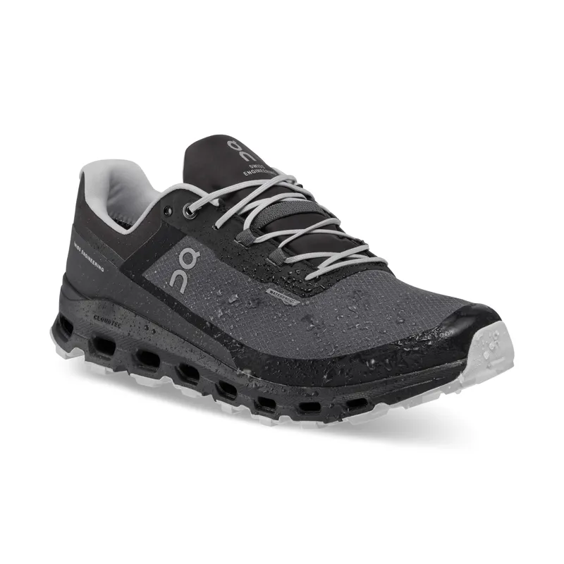On Cloudvista Waterproof Men's trail running shoe in Eclipse/Black-4