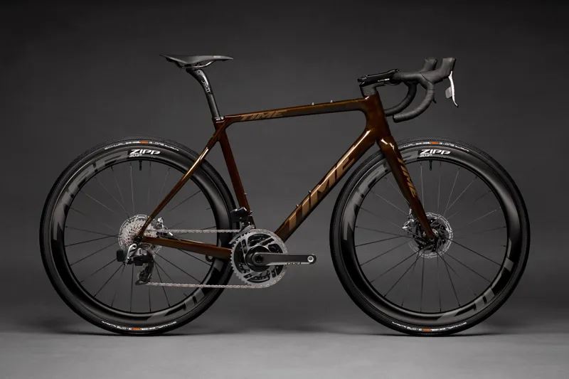2023 Time ADHX Frameset in Amber-5