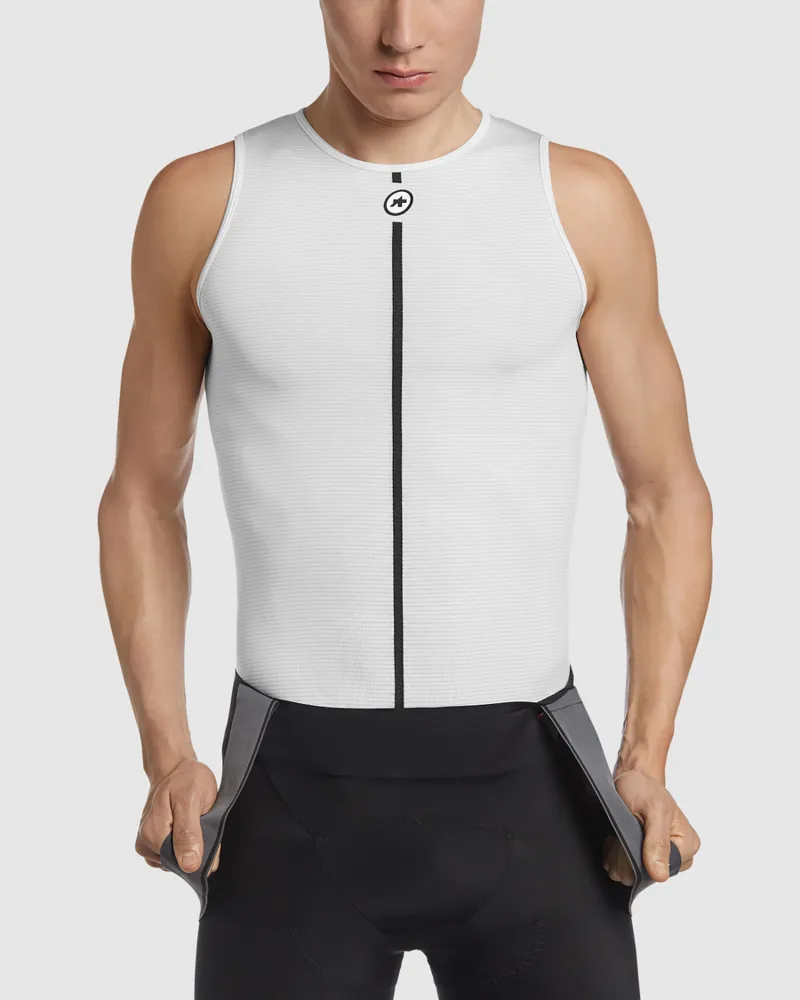 Assos Summer No Sleeve Skin Layer White-8