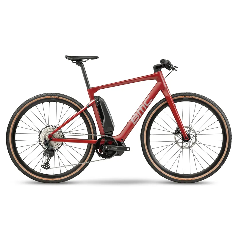 2021 Bmc Alpenchallenge Amp Cross One Electric Hybrid Bike in Red