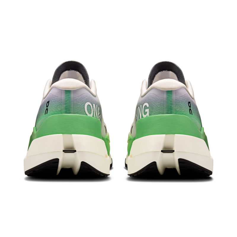 On Cloudboom Max Men's Running Shoe in Honeydew/Lilac-3