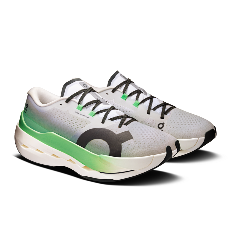 On Cloudboom Max Men's Running Shoe in Honeydew/Lilac-4