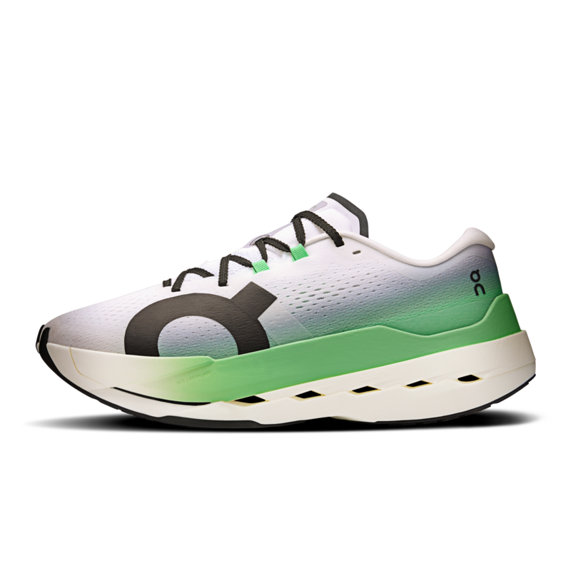 On Cloudboom Max Men's Running Shoe in Honeydew/Lilac-5