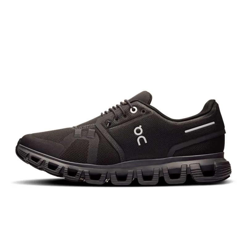 On Cloud 6 Womens Running Shoe in Black/Black-3