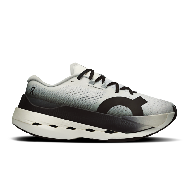 On Cloudboom Max Women's Running Shoe in White/Black
