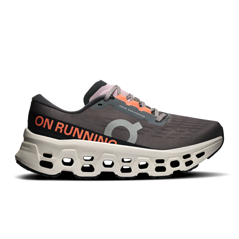 On Cloudmonster 3 Women's Running Shoe in Eclipse/Ivory