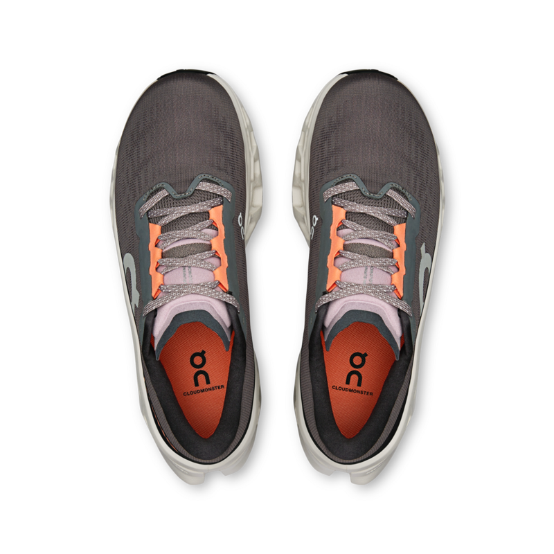 On Cloudmonster 3 Women's Running Shoe in Eclipse/Ivory-1