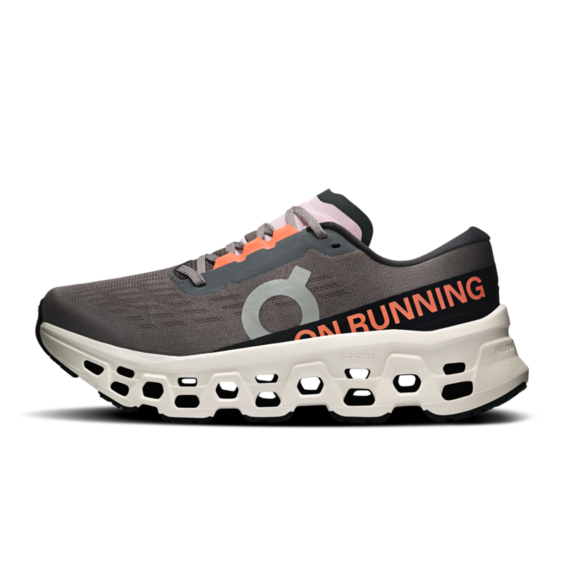 On Cloudmonster 3 Women's Running Shoe in Eclipse/Ivory-5