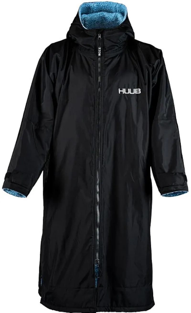Huub Changing Robe in Black/Blue-2