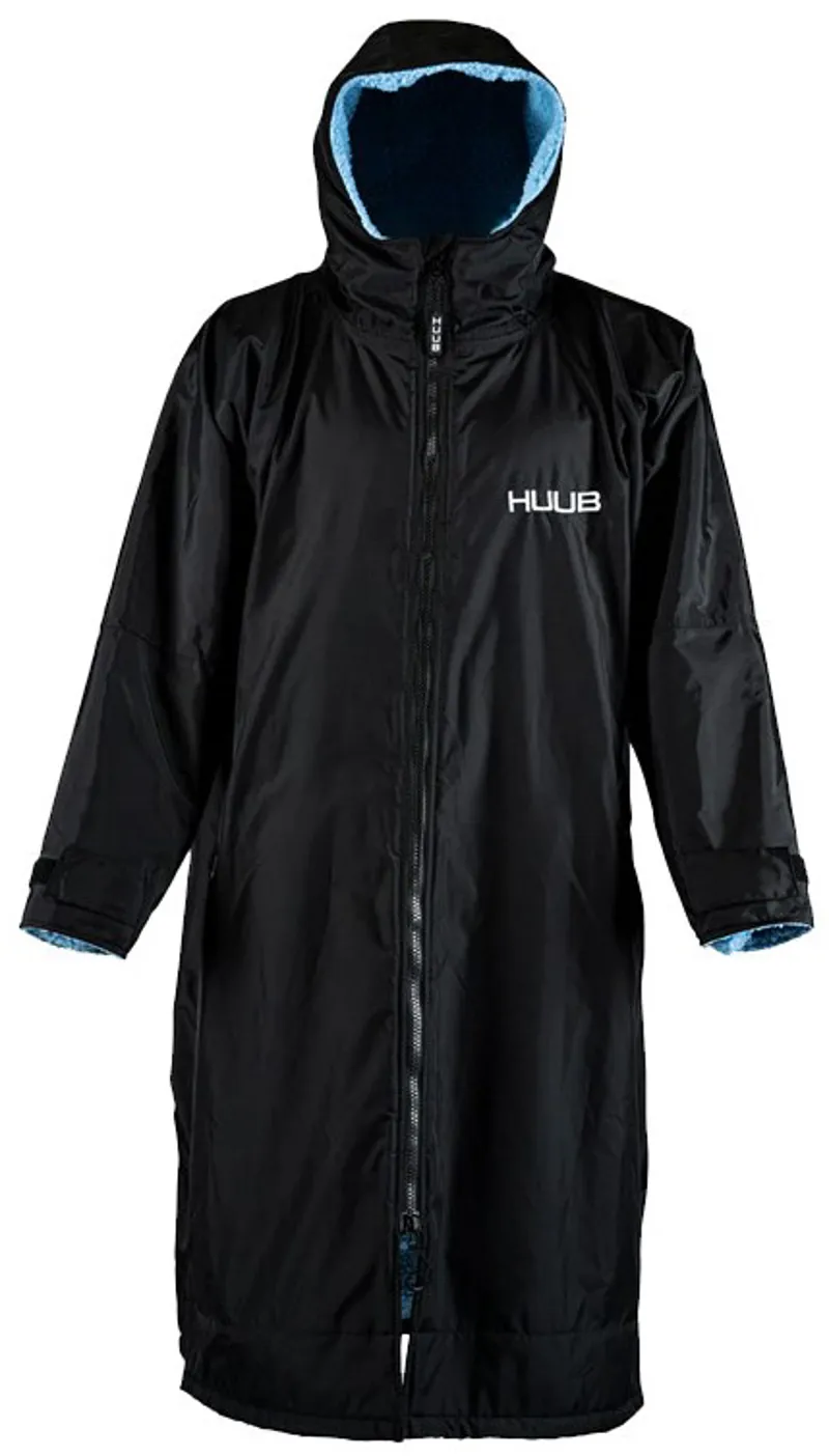 Huub Changing Robe in Black/Blue