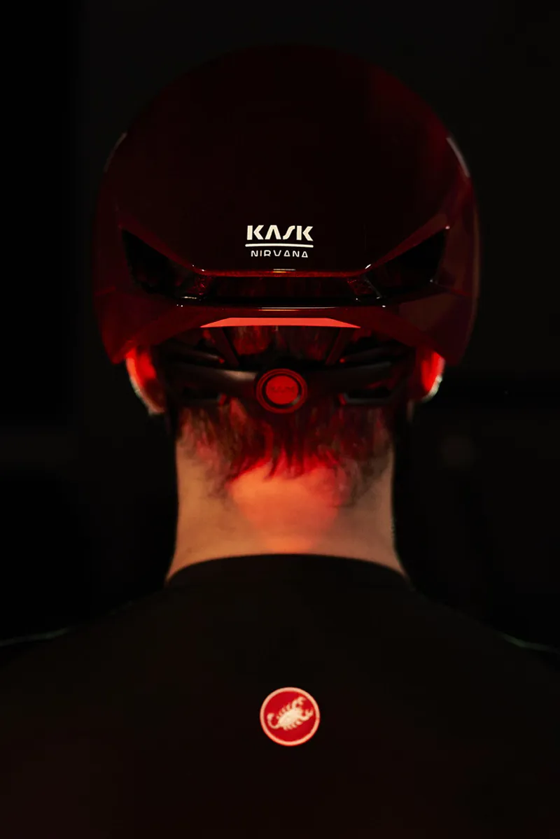 Kask Nirvana Aero Road Helmet in Cherry Burst-4