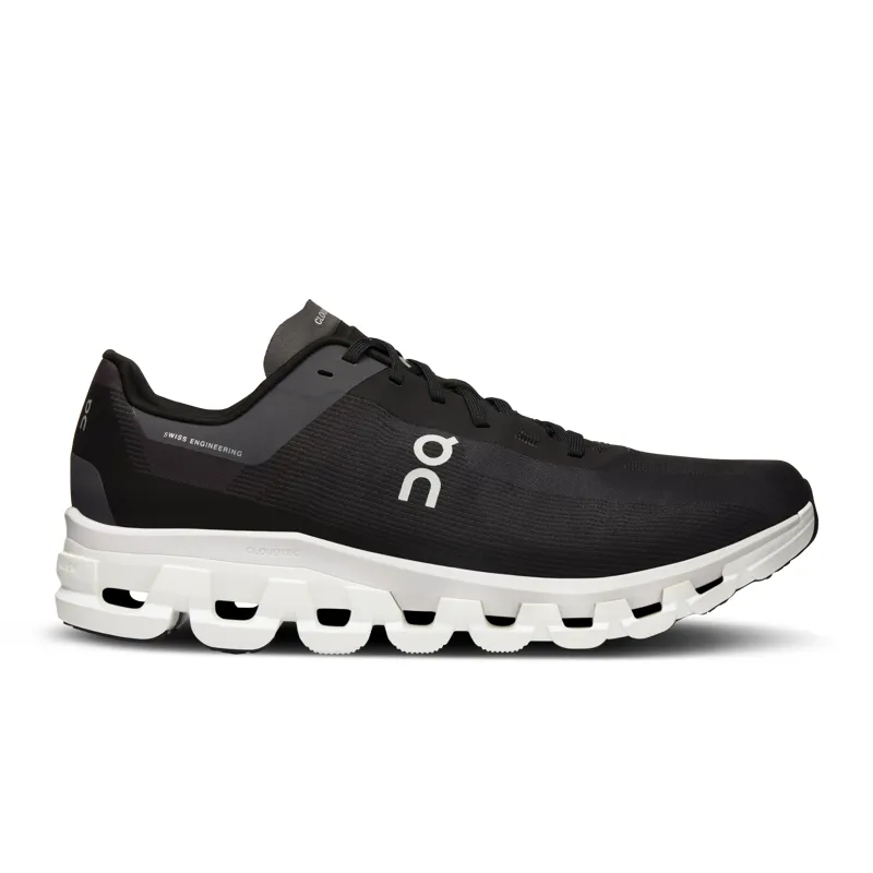 On Running Men's Cloudflow 4 running shoes in Black/White