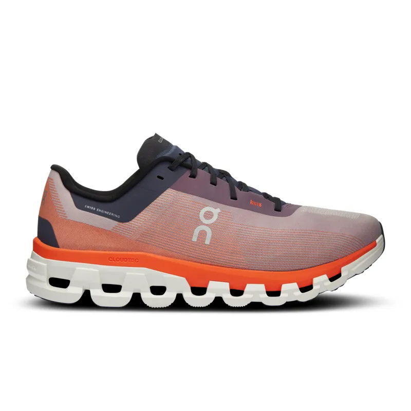 On Running Men's Cloudflow 4 running shoes in Quartz/Flame