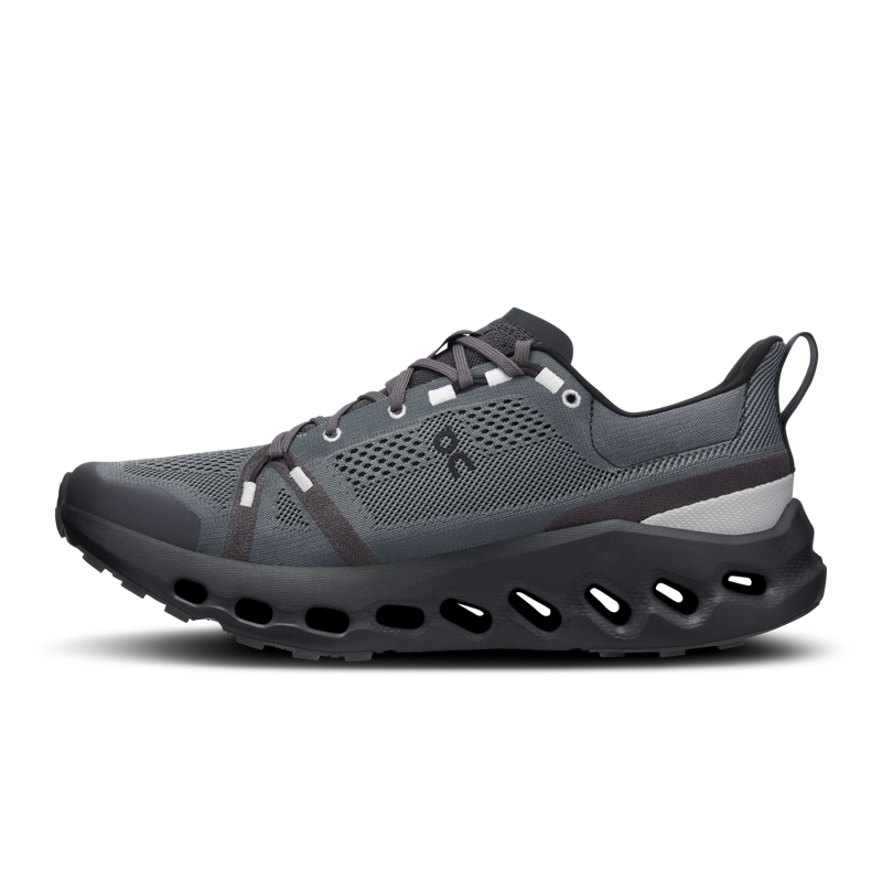On Cloudsurfer Trail Men's Running Shoe in Eclipse/Black-4
