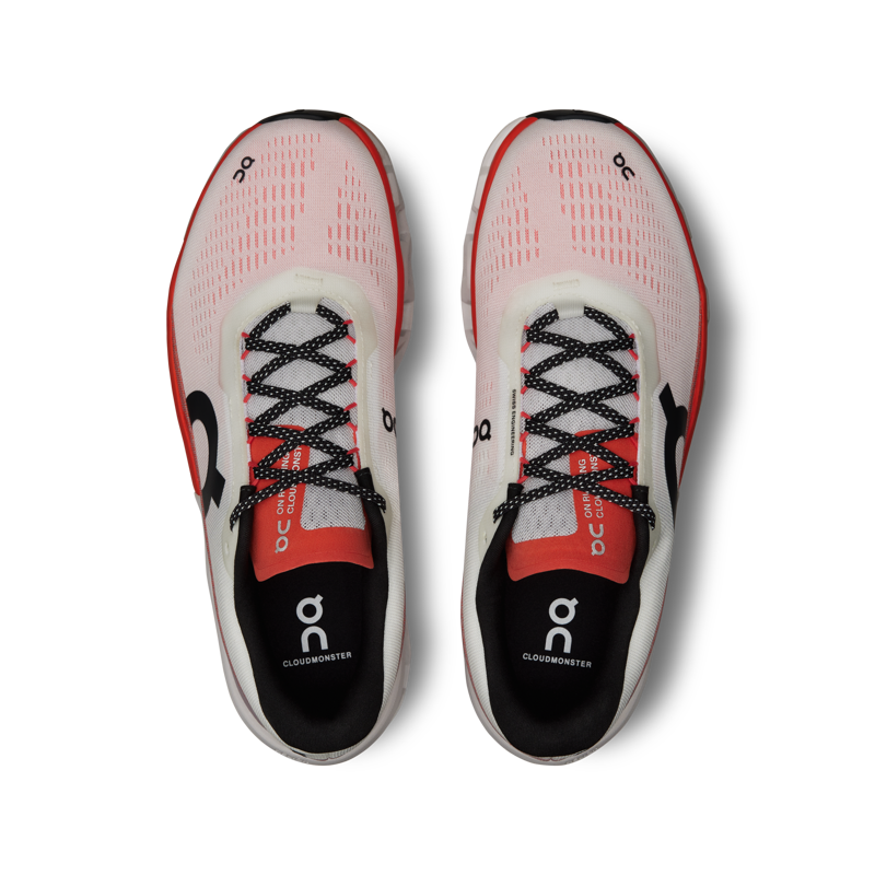 On Cloudmonster 2 Men's Running shoe in Undyed/Flame-6