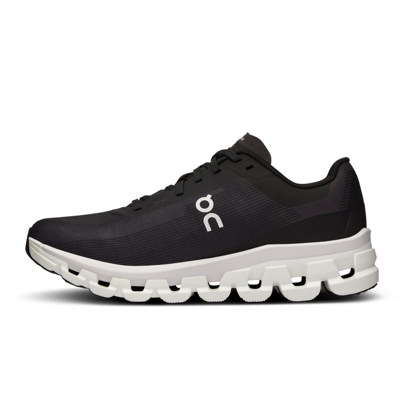On Running Women's Cloudflow 4 running shoes in Black/White-2
