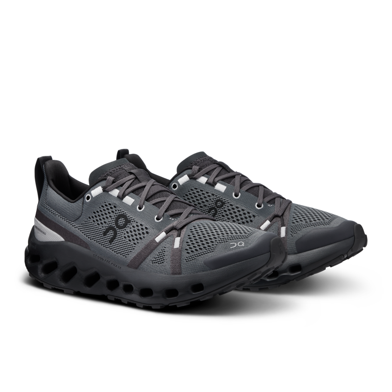 On Cloudsurfer Trail Women's Running Shoe in Eclipse/Black-2