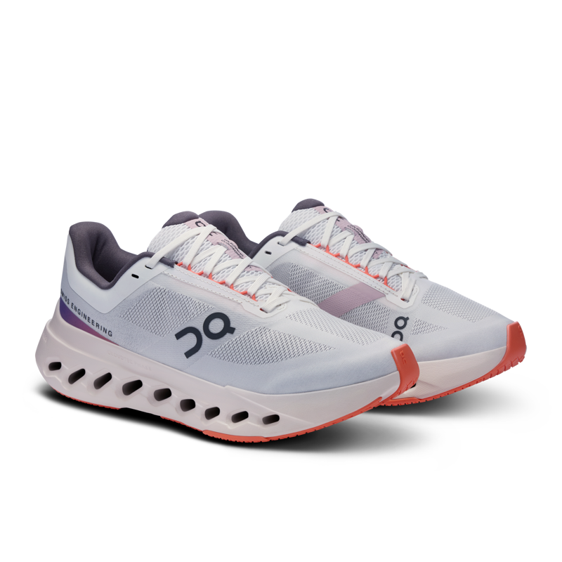 On Running Cloudsurfer Next Women's Running shoe in White/Flame-1