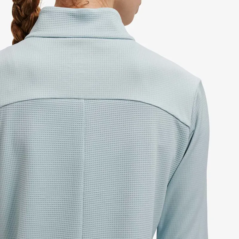 On Running Climate Shirt Womens in Sea-4